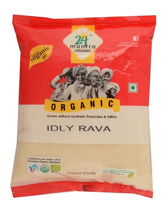 Organic Idli Rava - 4 lb - 24 Mantra