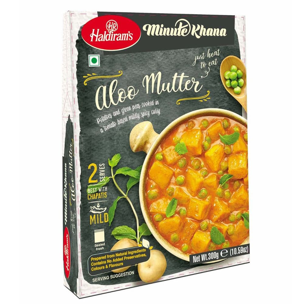 Aloo Mutter Minute Khana - 10.59 oz - Haldiram's