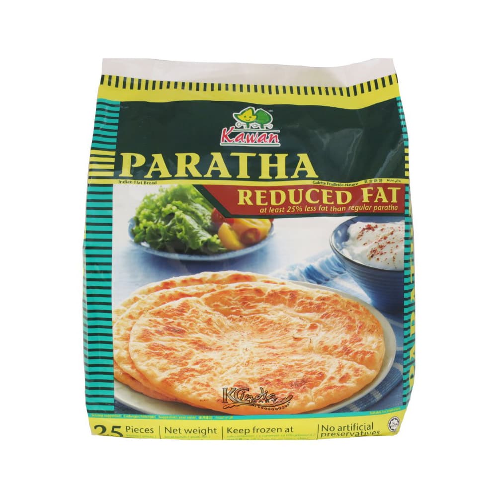 Reduced Fat Family Pack Paratha Frozen - 25 Pcs - Kawan