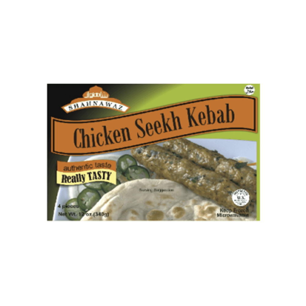 Chicken Seekh Kabab Family Pack Frozen - (8 Pc) 20 oz - Shahnawaz