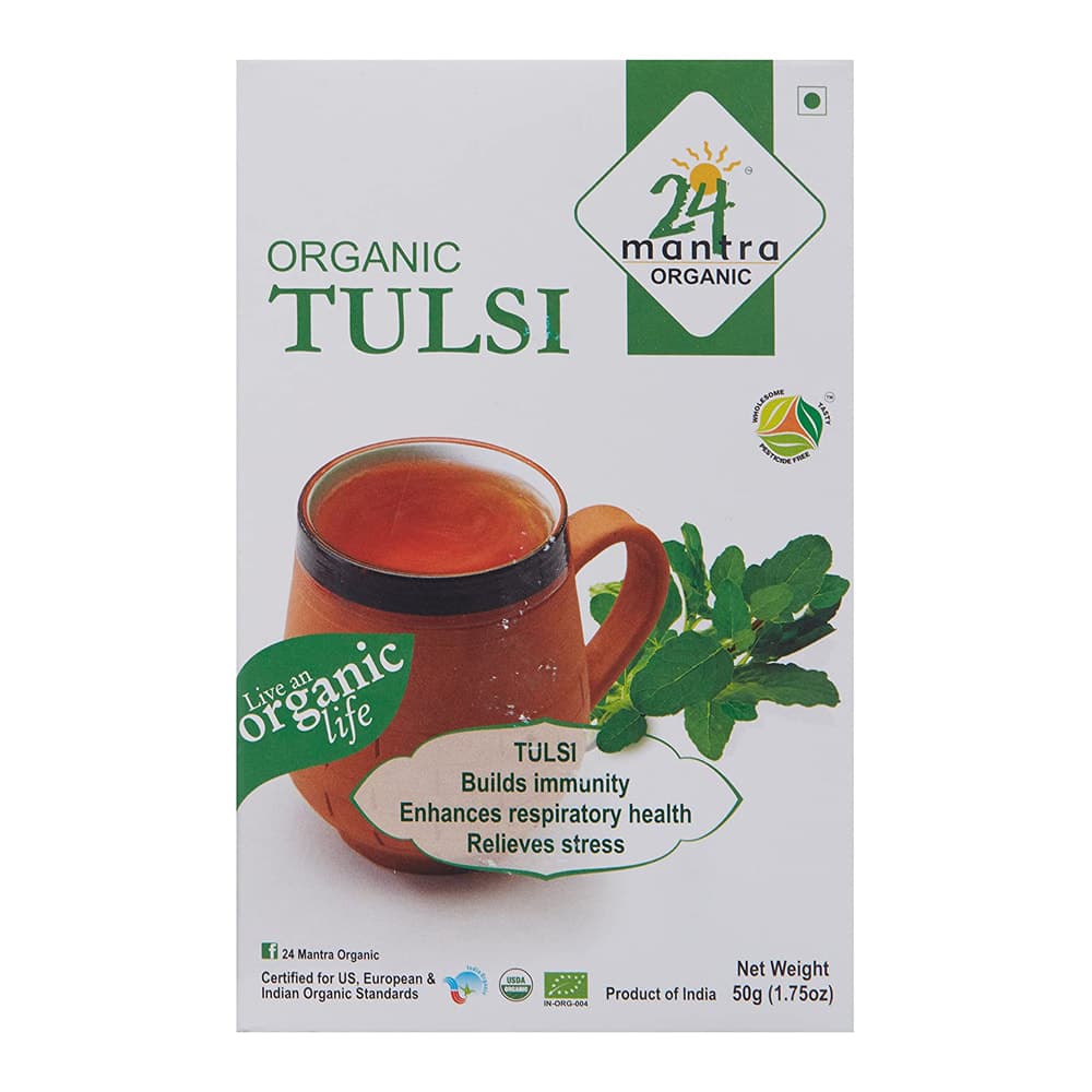 Organic Tulsi Tea - 25 bags - 24 Mantra