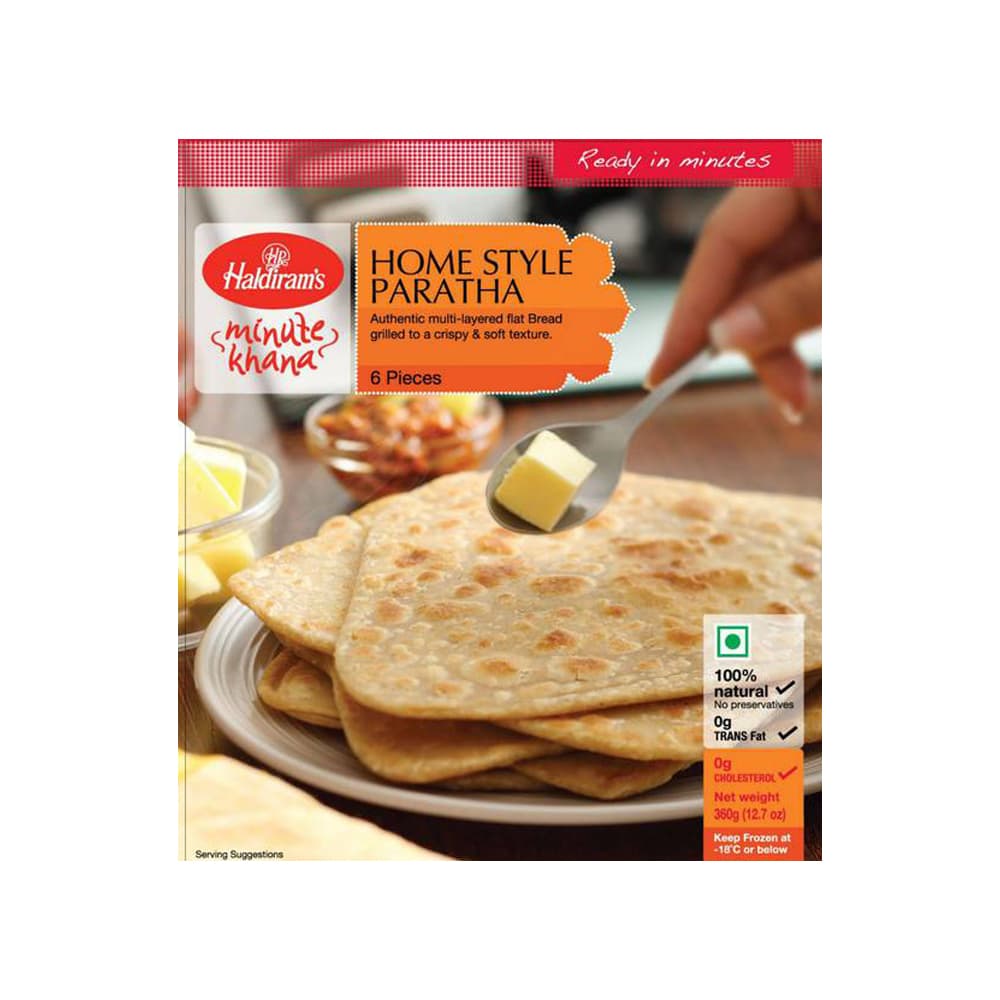 Homestyle Paratha Frozen - 6 pcs - Haldiram's