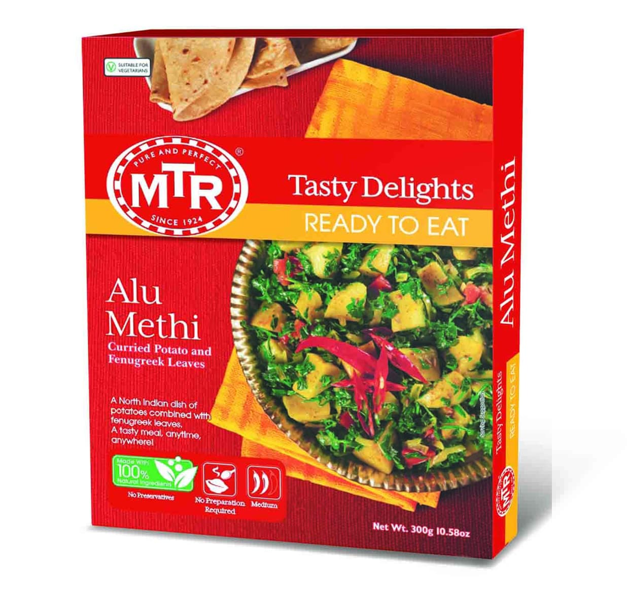 Alu Methi Ready to Eat - 10.58 oz - MTR
