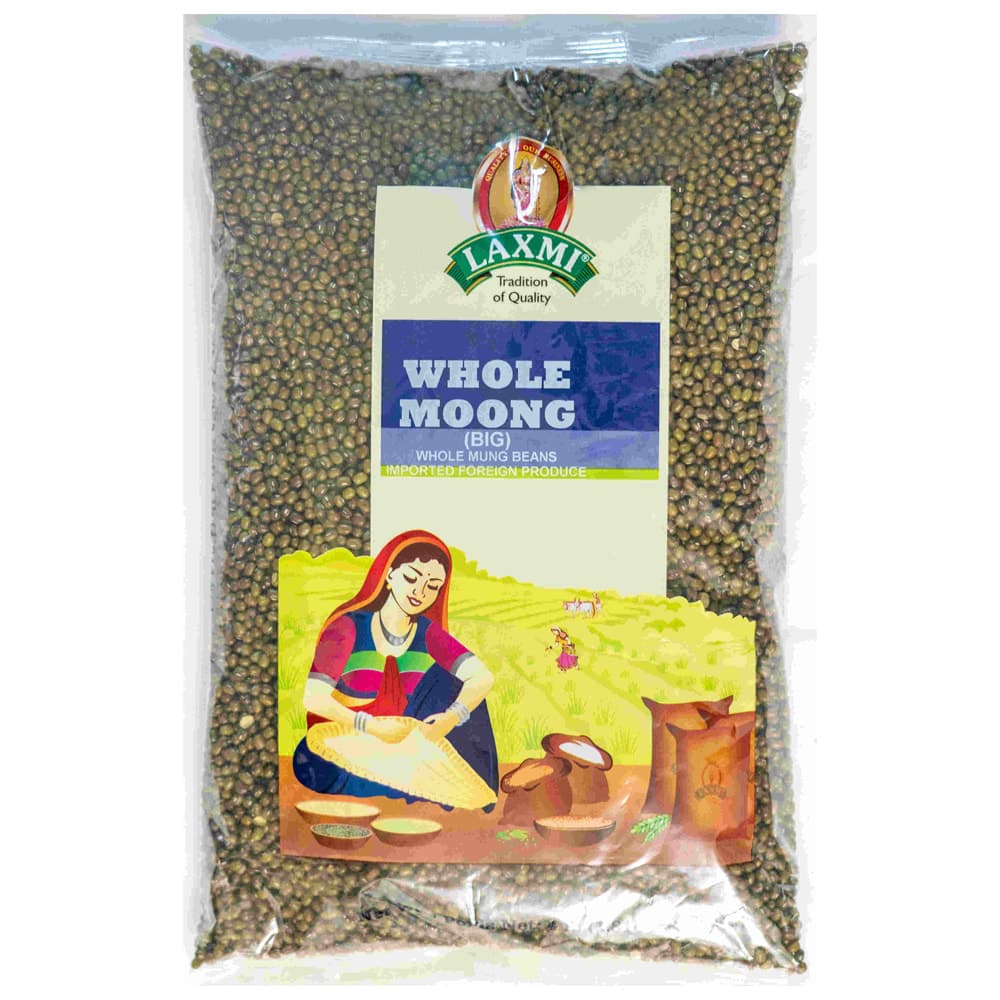 Whole Moong Small - 4 lb - Laxmi