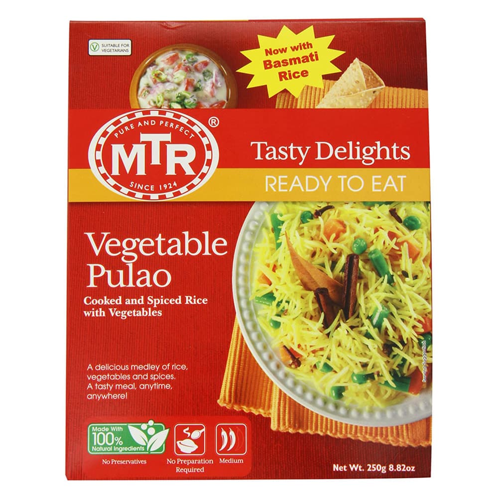 Vegetable Pulao Ready to Eat - 8.9 oz - MTR