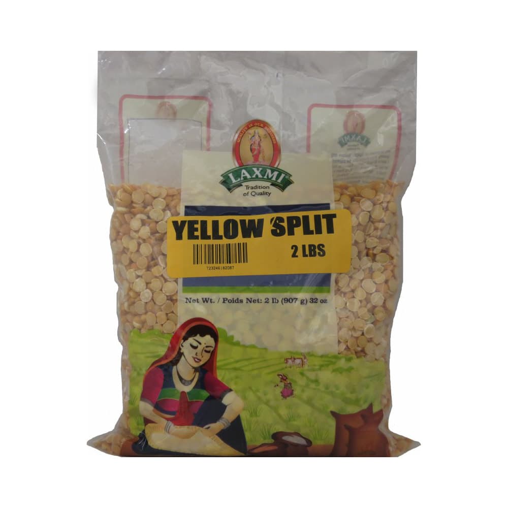 Yellow Split Peas - 2 lb - Laxmi