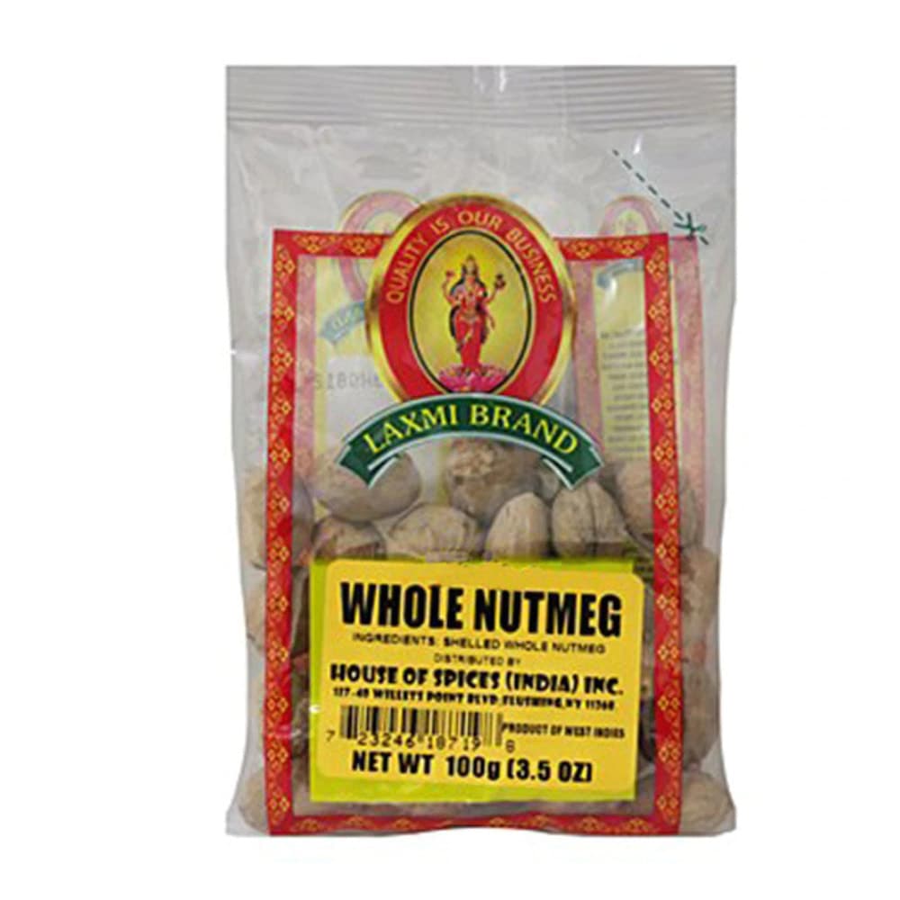 Nutmeg Whole - 100 g - Laxmi