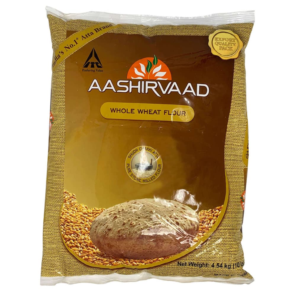 Whole Wheat Atta - 10 lb - Aashirvaad