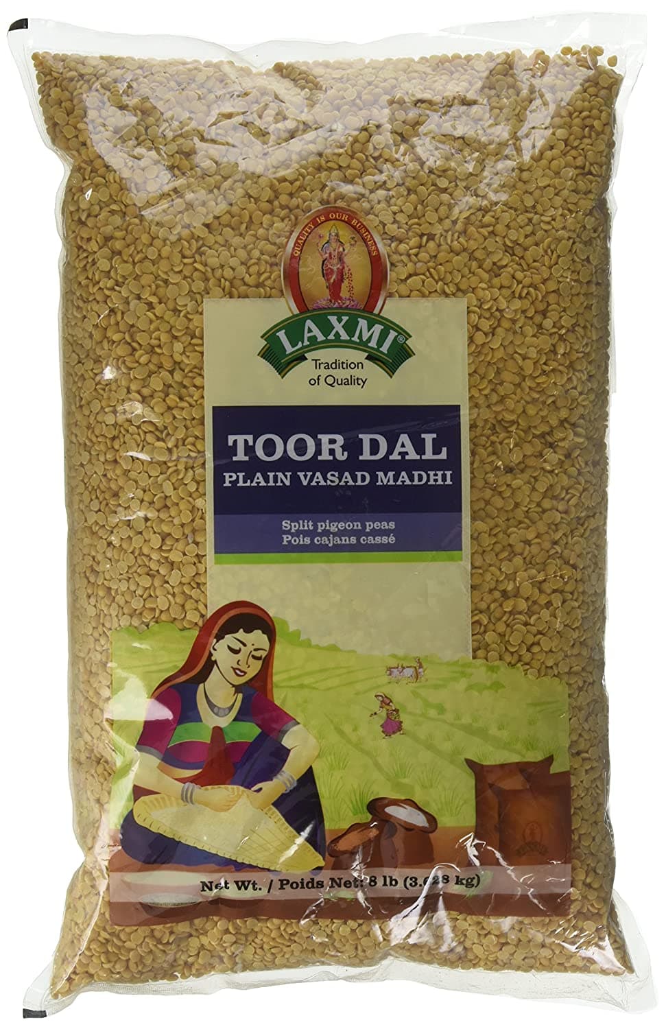 Toor Dal Madhi - 8 lb - Laxmi