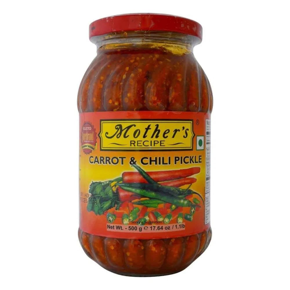 Carrot & Chili Pickle - 500 g - Mother's