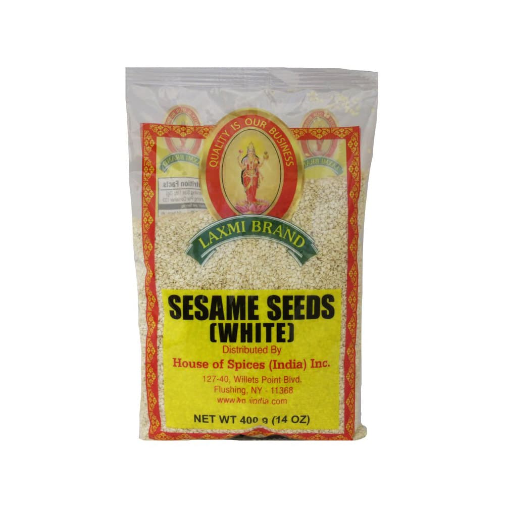 Sesame Seeds White - 14 oz - Laxmi