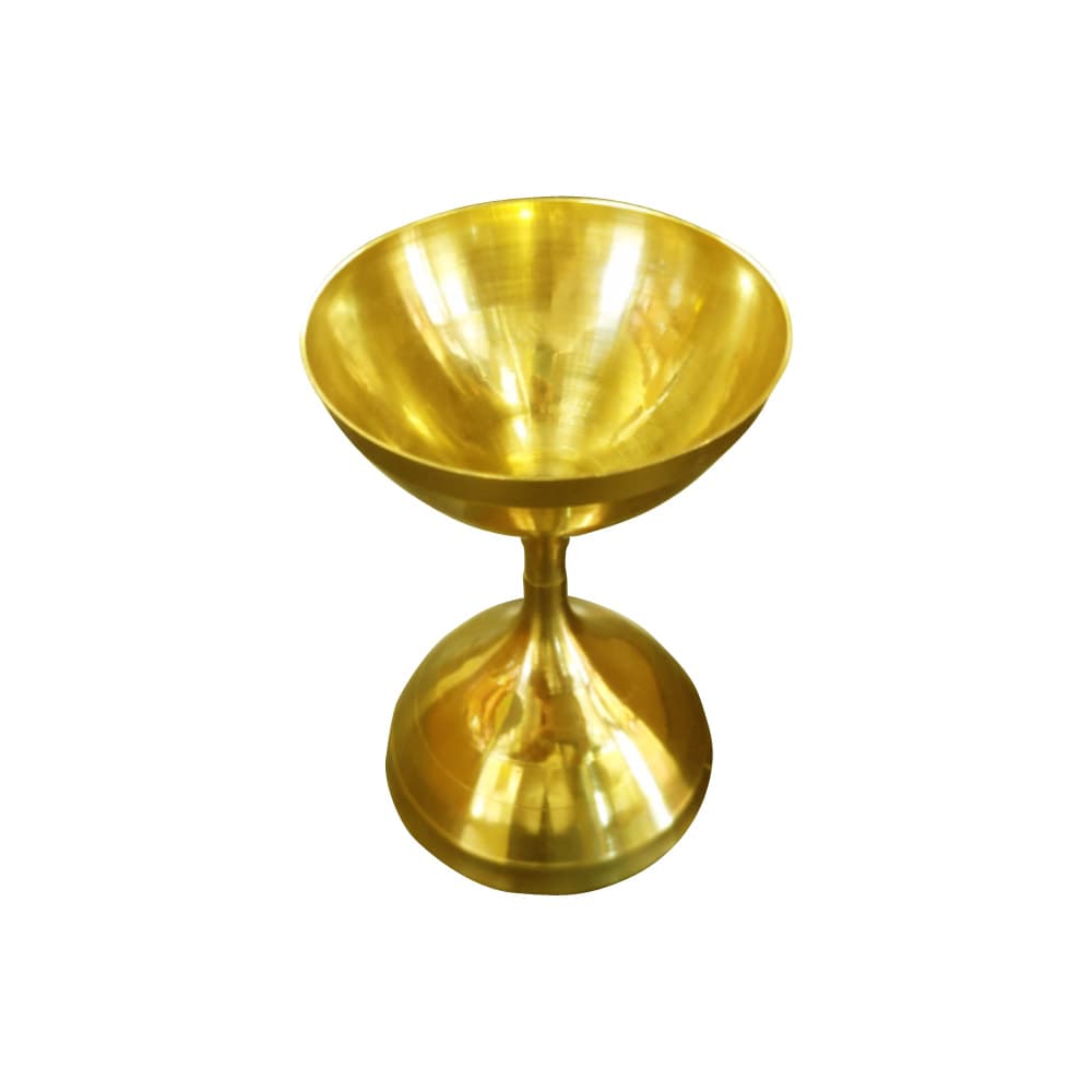 BRASS AKHAND JYOT STANDING - approx 4.75 inch