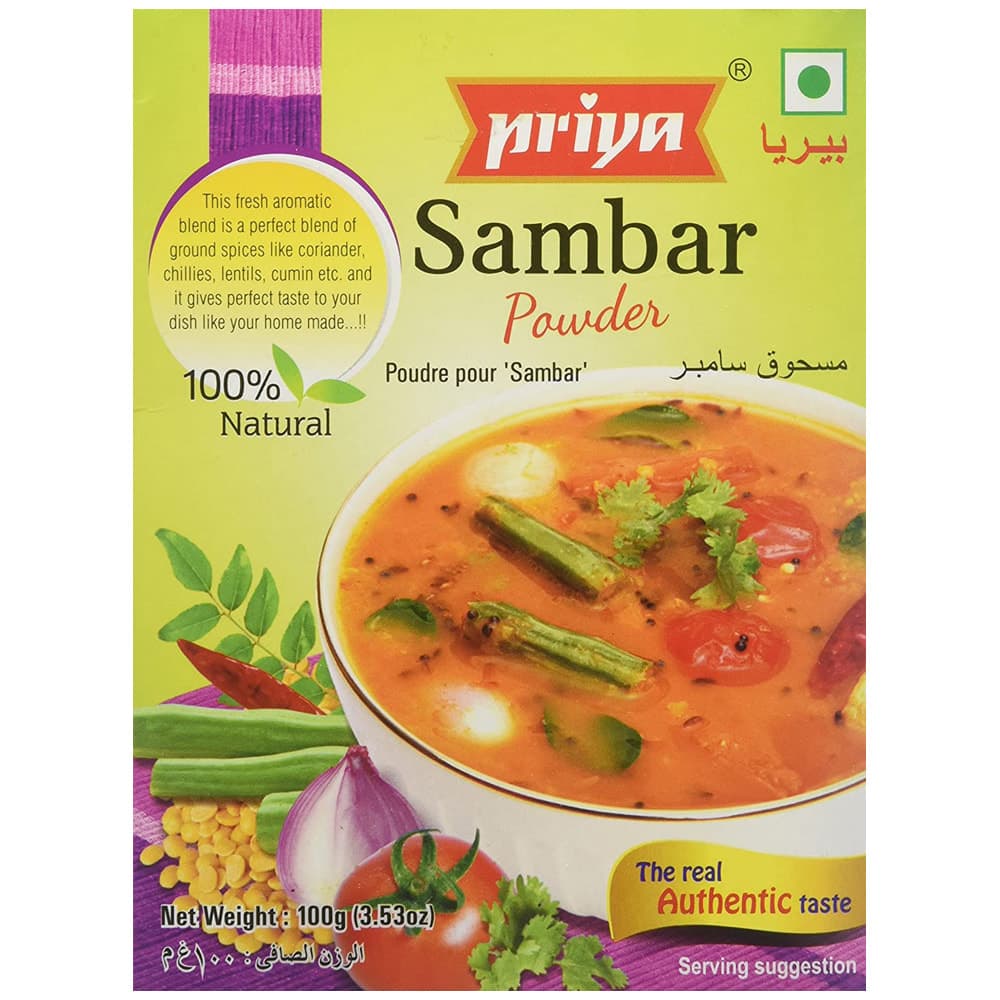 Sambar Powder - 3.53 oz - Priya