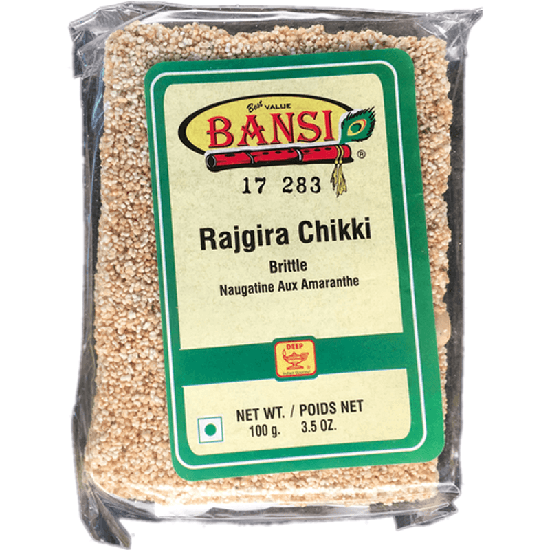 Rajgira Chikki - 3.5 oz - Bansi