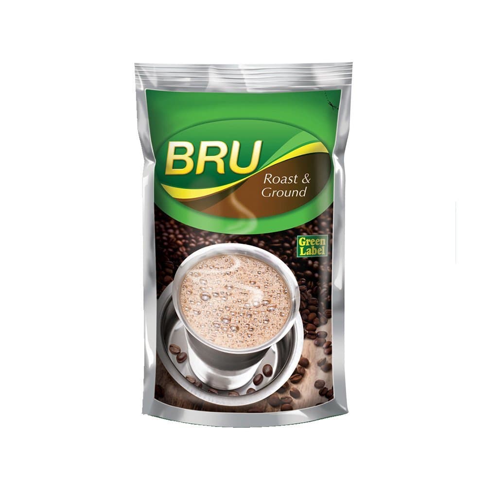 Green Label Pouch - 500 gm - Bru
