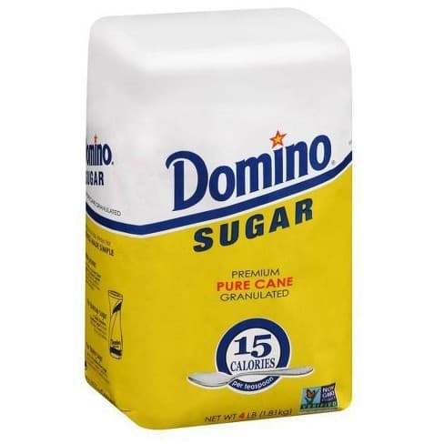 Cane Sugar Granulated - 4 lb - Domino / True Cane