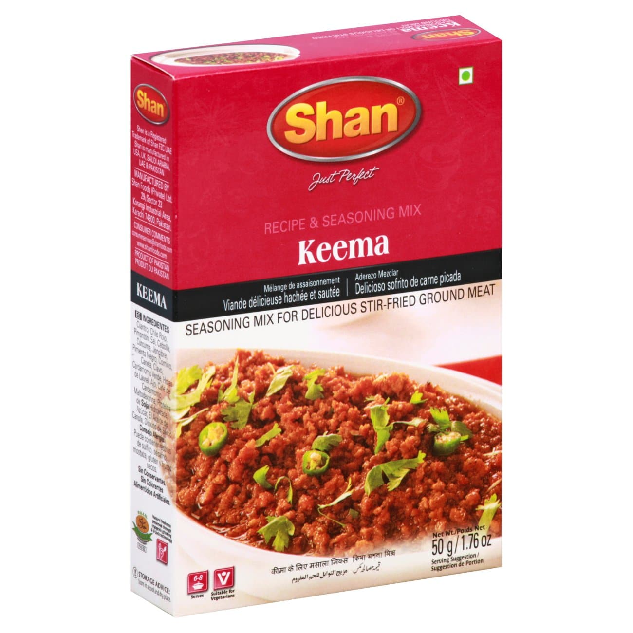 Keema Seasoning Mix - 1.76 oz - Shan