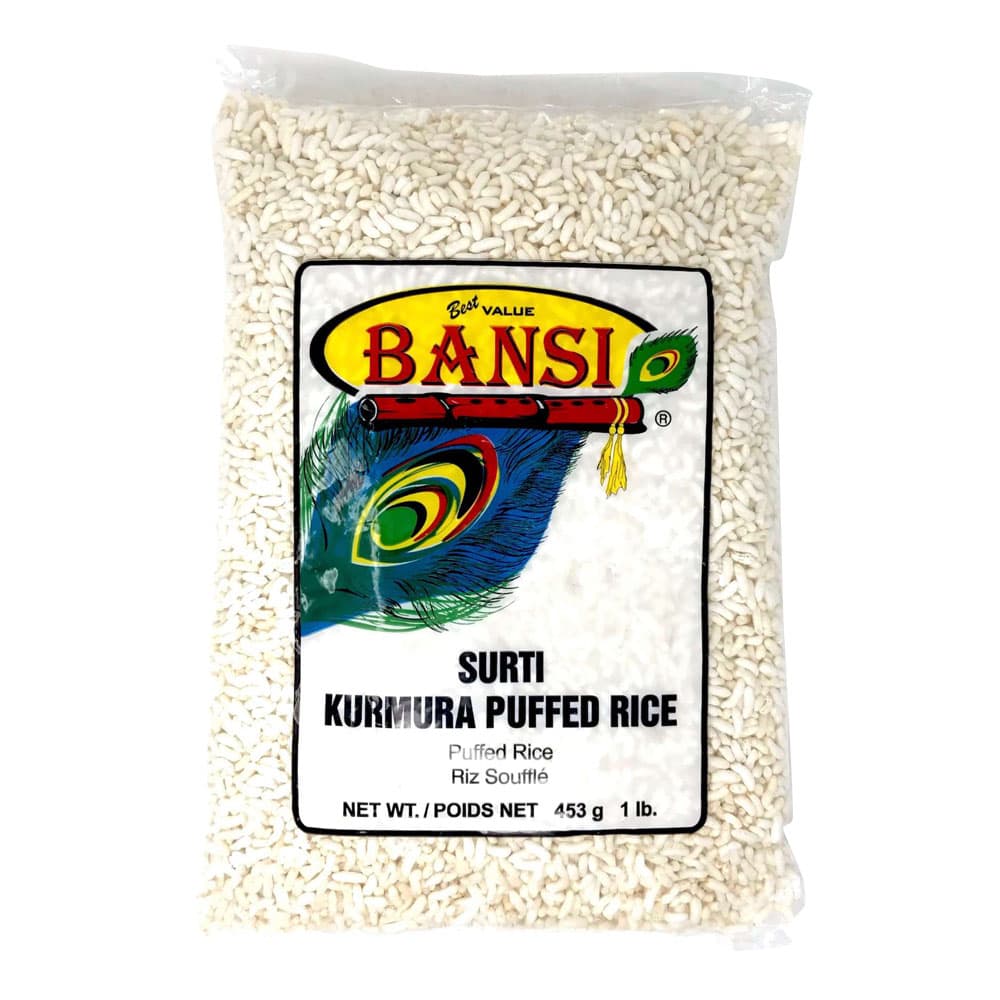 Surti Kurmura Puffed Rice - 1 lb - Bansi
