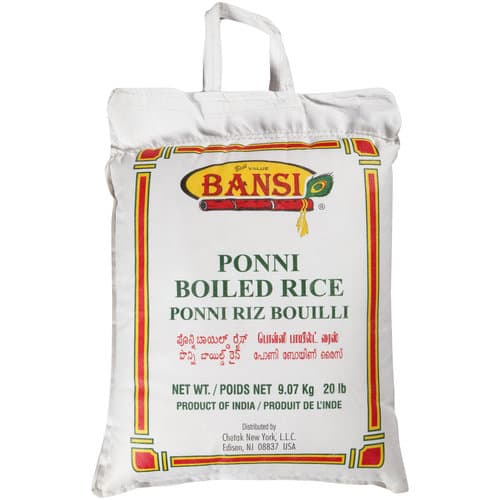 Ponni Boil Rice - 20 lb - Bansi