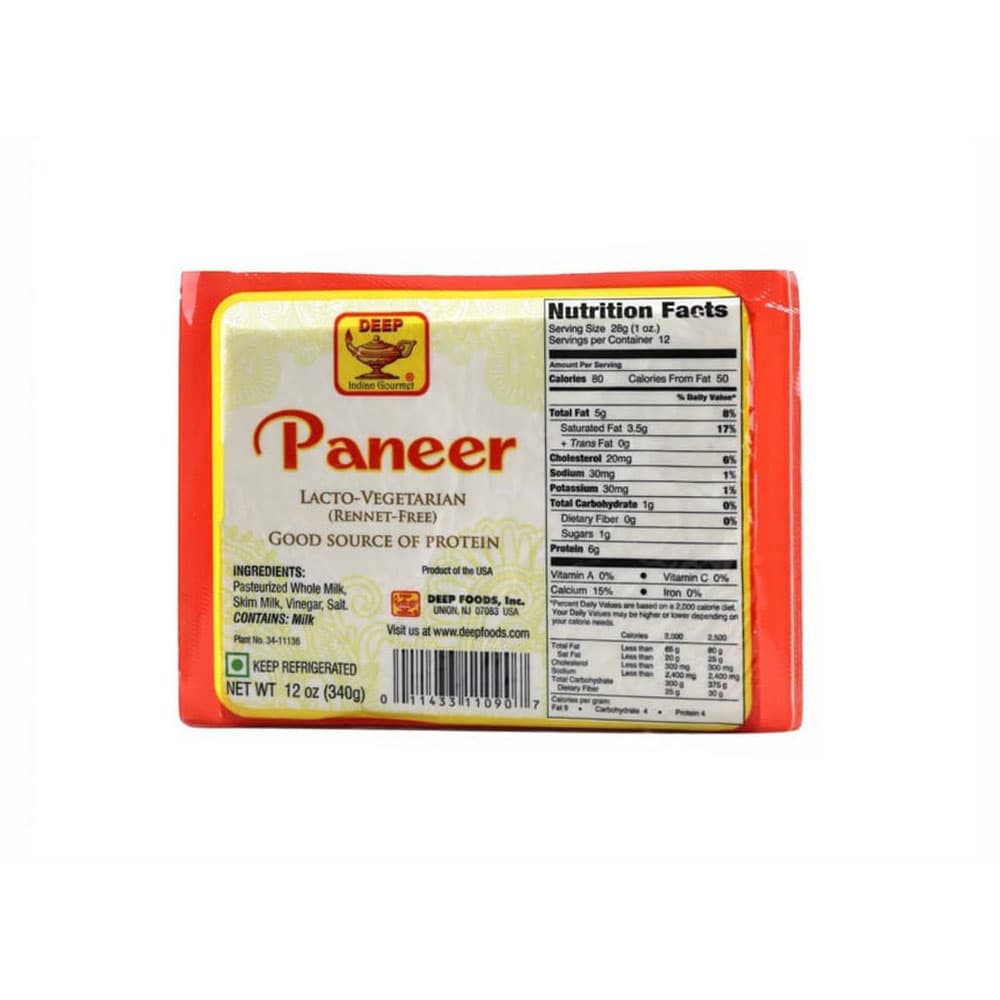 Raw Paneer - 12 oz - Deep