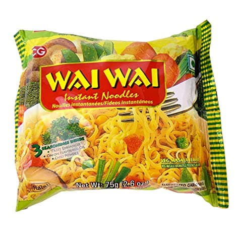 Instant Noodles (Veggie) - 75 g - Wai Wai