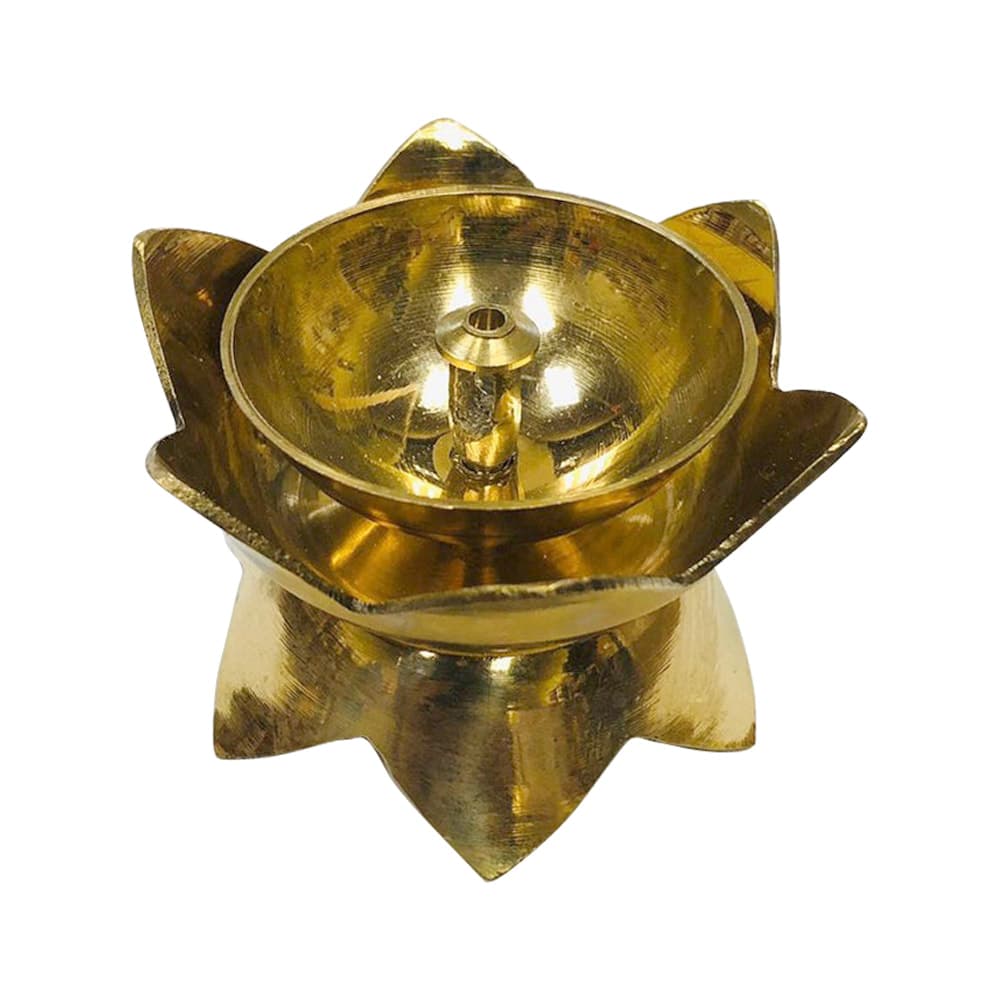Brass Diya Lotus - 1.5 in