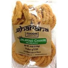 Jalapeno Chakri (Muruku) - 6 oz - Gharana