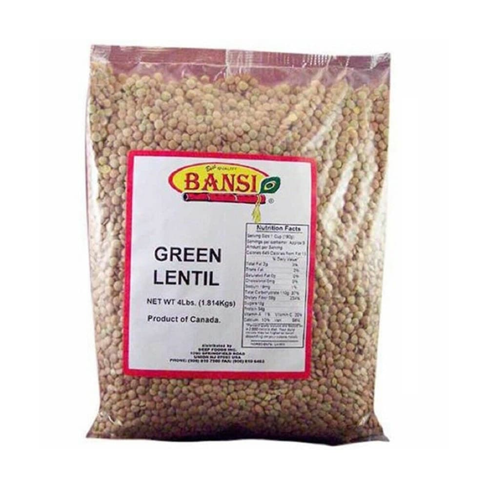 Green Lentils - 4 lb - Bansi