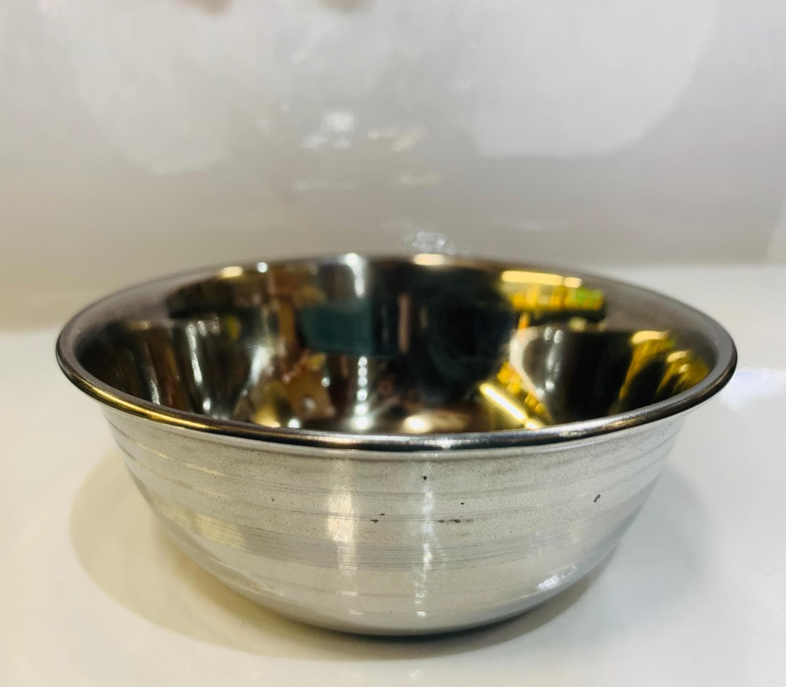 Bowl Steel Heart Shaped - 4 Inch- Super Shyne