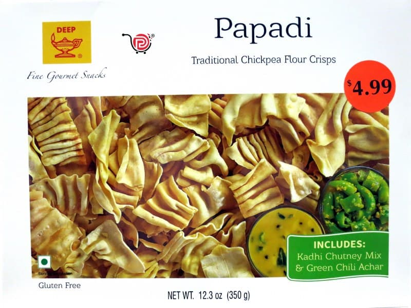 Papadi (incl Kadhi Mix & Green Chilli Achar) - 350 g - Deep