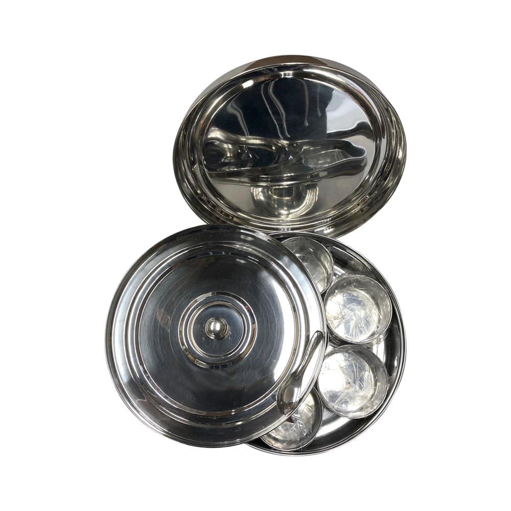 Spice Box w/ Steel Lid Big - 8.5 in - Super Shyne