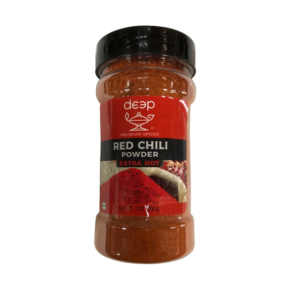 Red Chili Powder Extra Hot Bottle - 200 g - Deep