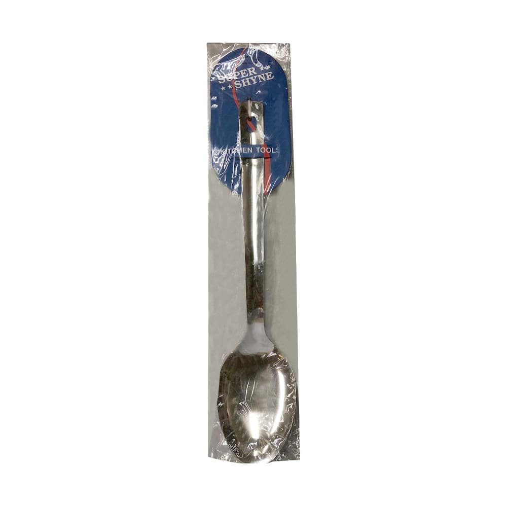 Stainless Steel Service Spoon - approx 12.5 inch - Super Shyne