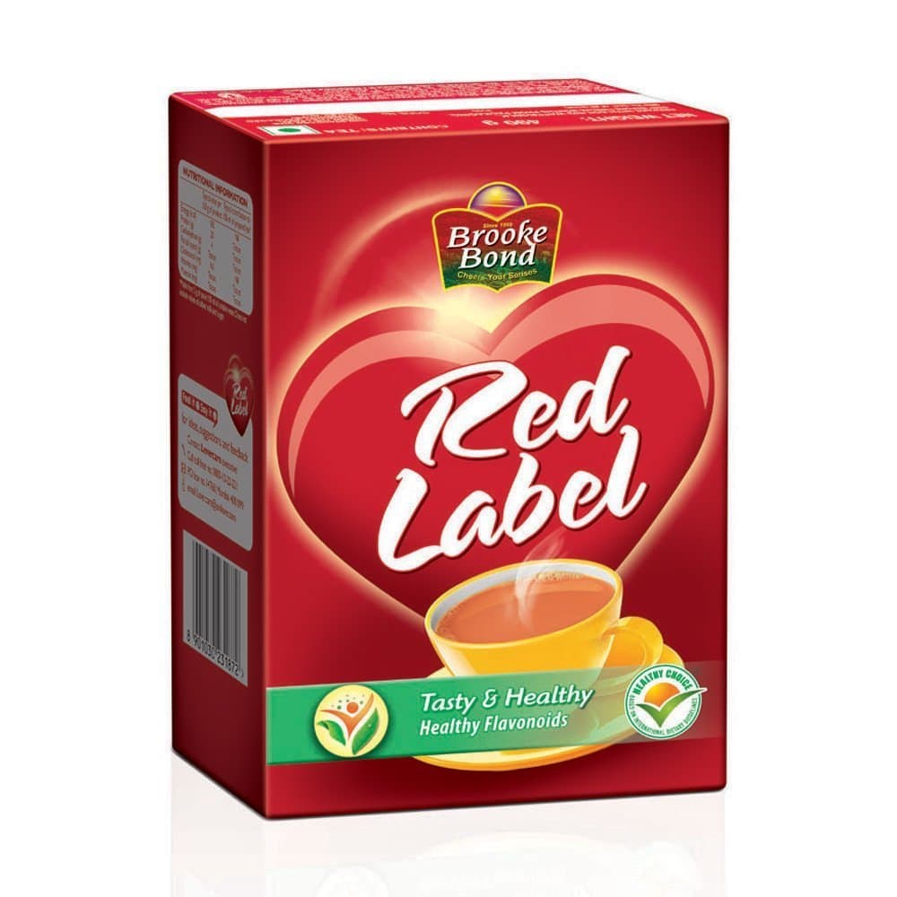 Red Label Loose Leaf Black Tea - 450 g - Brooke Bond