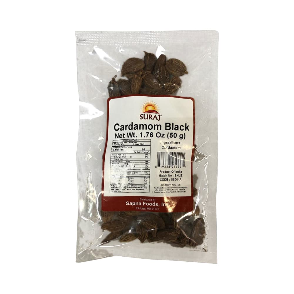 Cardamom Big ( Black ) - 50 g - Suraj