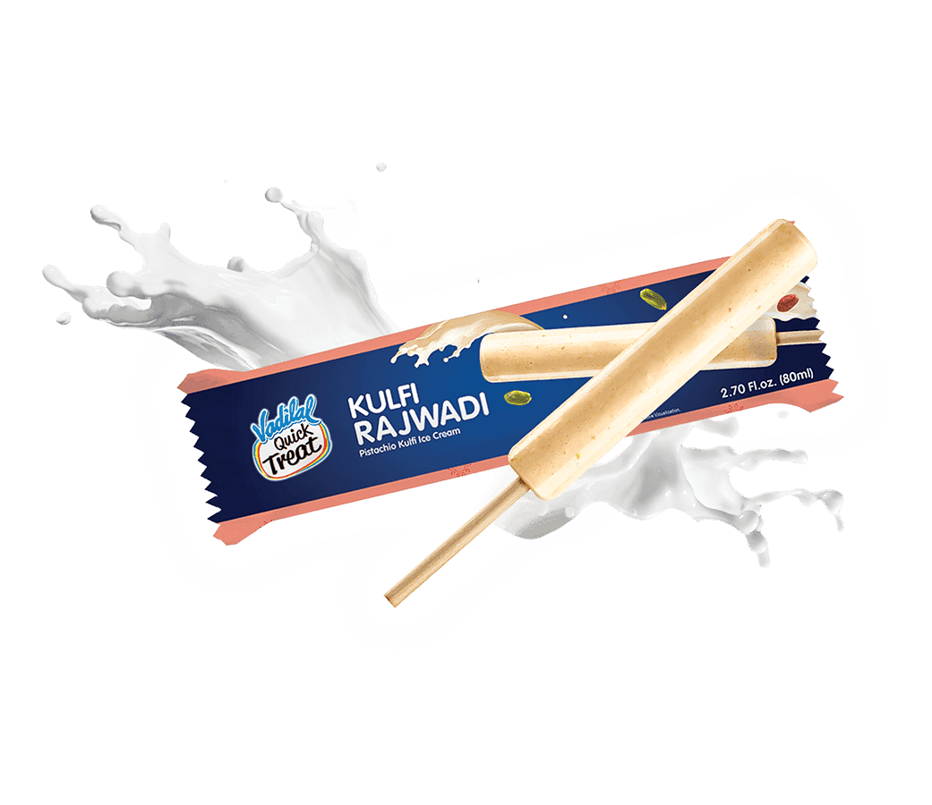 Rajwadi Kulfi Cylindrical - 80 ml - Vadilal