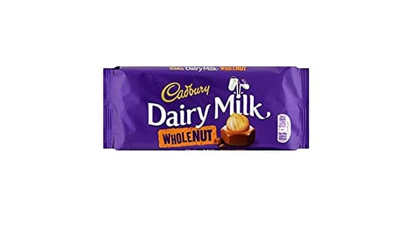 Dairy Milk Whole Nut - 120 g - Cadbury