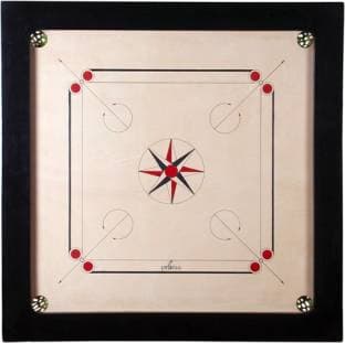 Carrom Board w/ coins and striker - 76 cm X 76 cm - Deep Excell