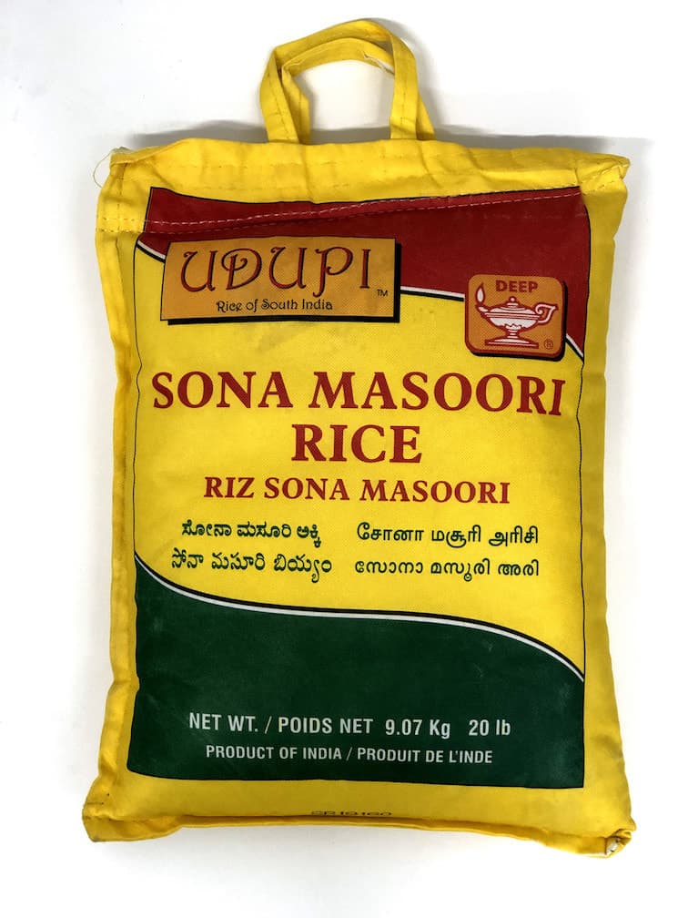 Sona Masoori Rice - 20 lb - Deep Or Udupi