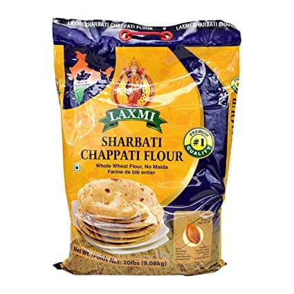 Sharbati Chappati Atta - 20 lb - Laxmi