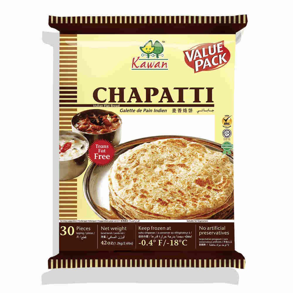 Chapatti Value Pack Frozen - 24 pcs - Kawan