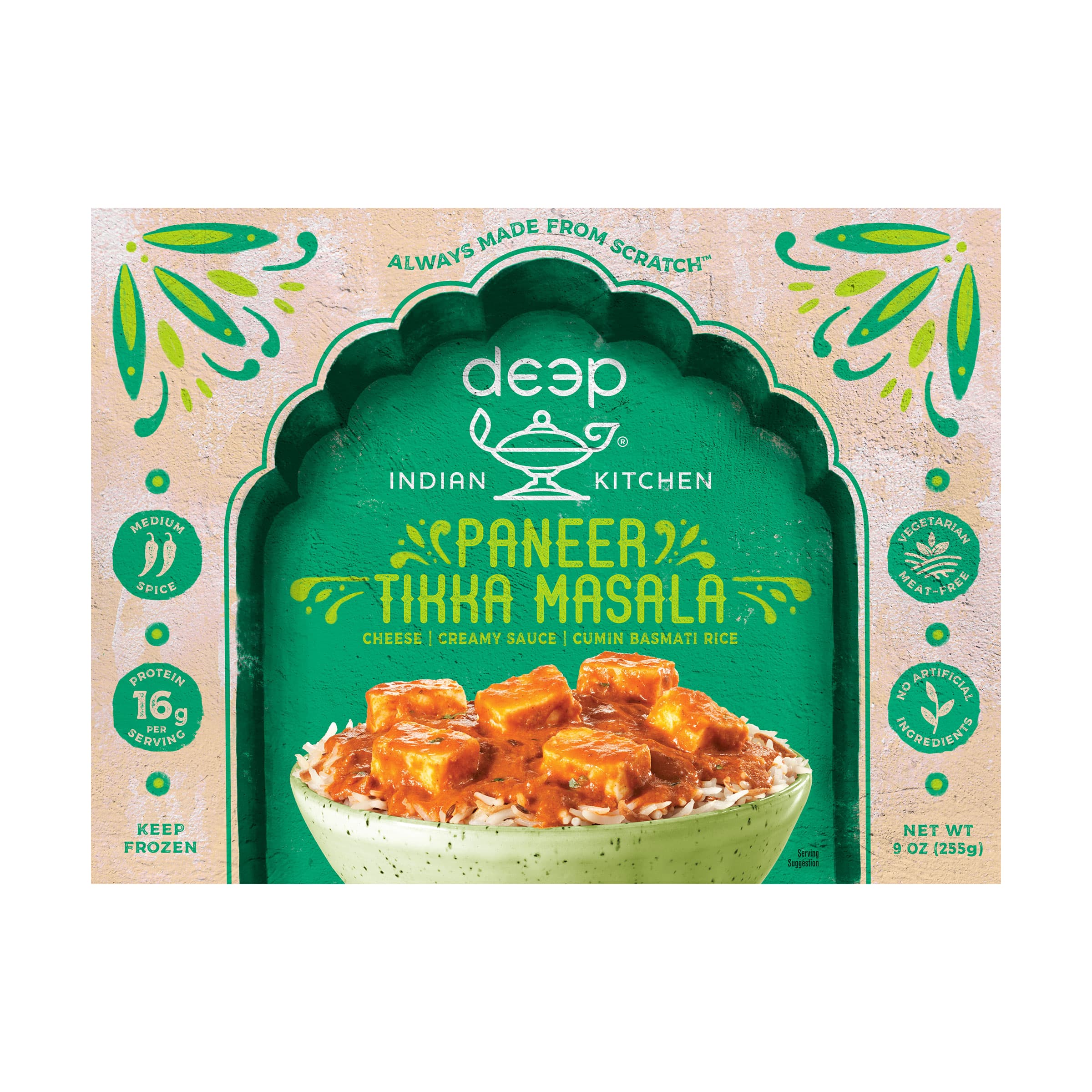 Paneer Tikka Masala Frozen - 9 oz - Deep