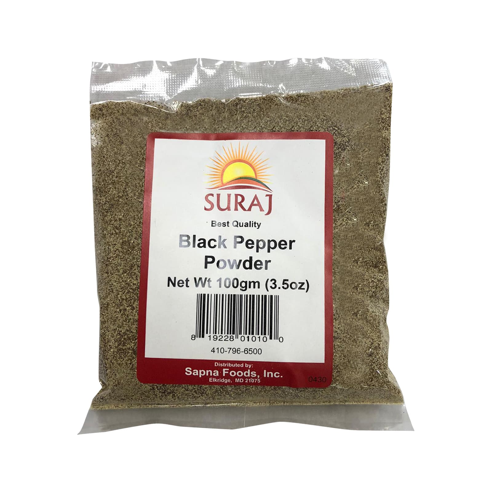 Black Pepper Whole - 100 g - Suraj