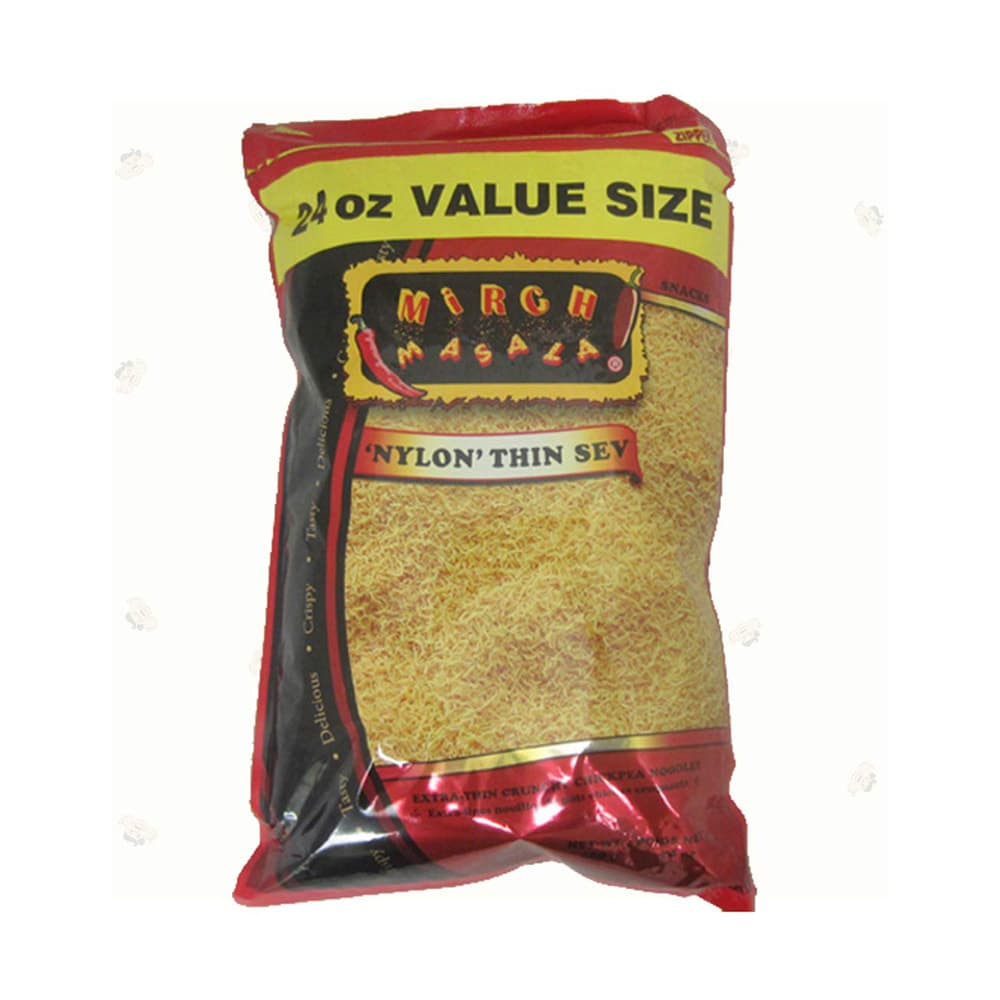 Nylon Thin Sev - 24 oz - Mirch Masala