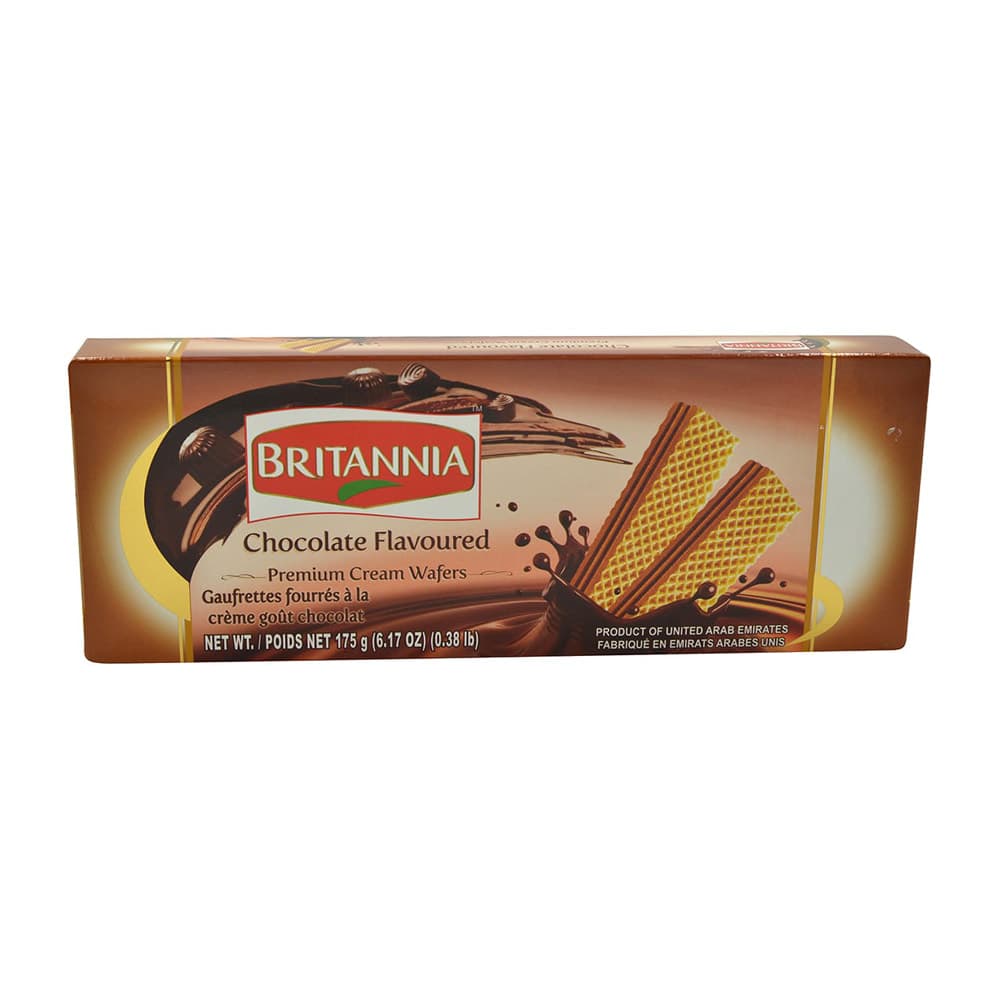Chocolate Flavored Wafers - 80 G - Britannia