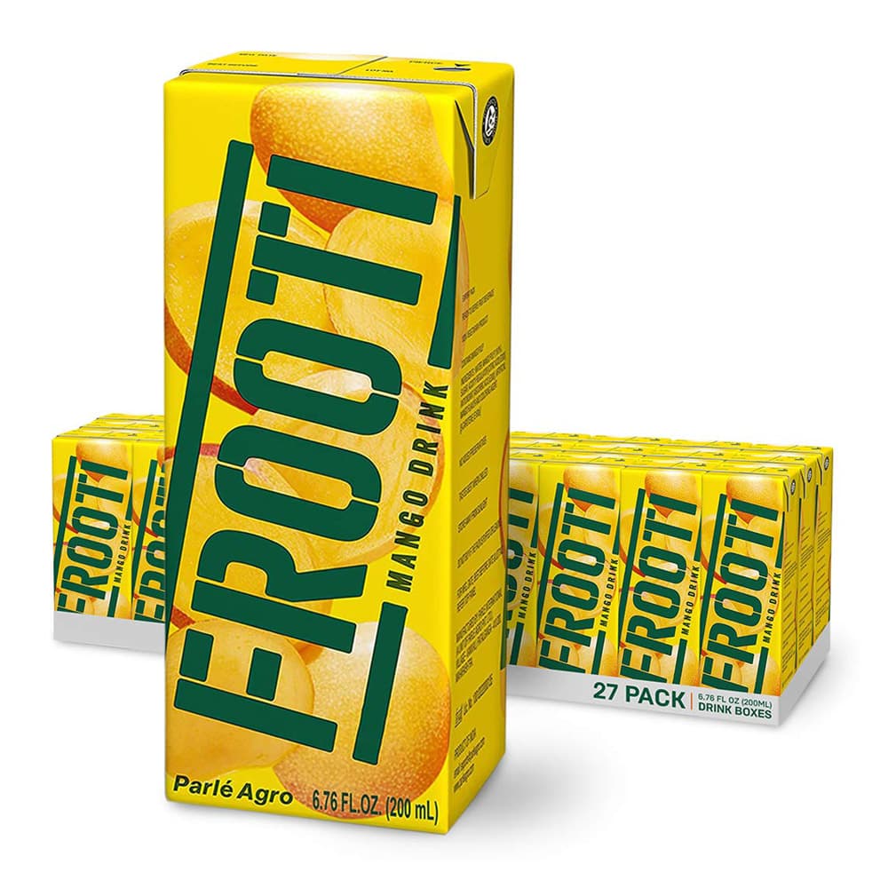 Frooti Mango Drink Case - 27 pcs/ 200 ml ea - Frooti
