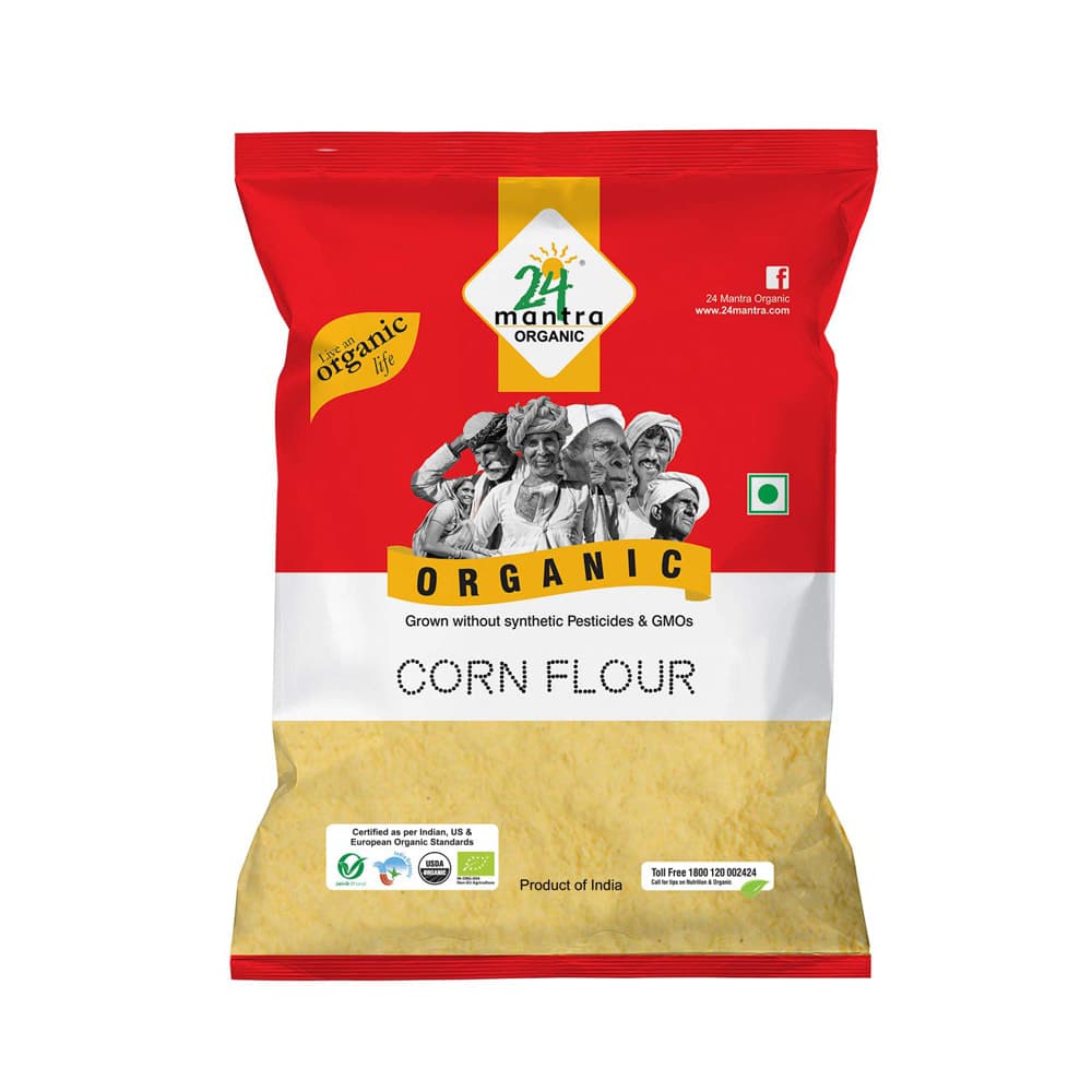 Organic Corn Flour - 2 lb - 24 Mantra