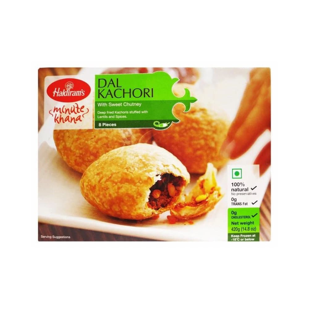 Dal Kachori Frozen - 8 pcs - Haldiram's
