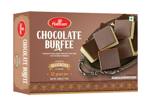 Chocolate Burfee - 340 g - Haldiram's