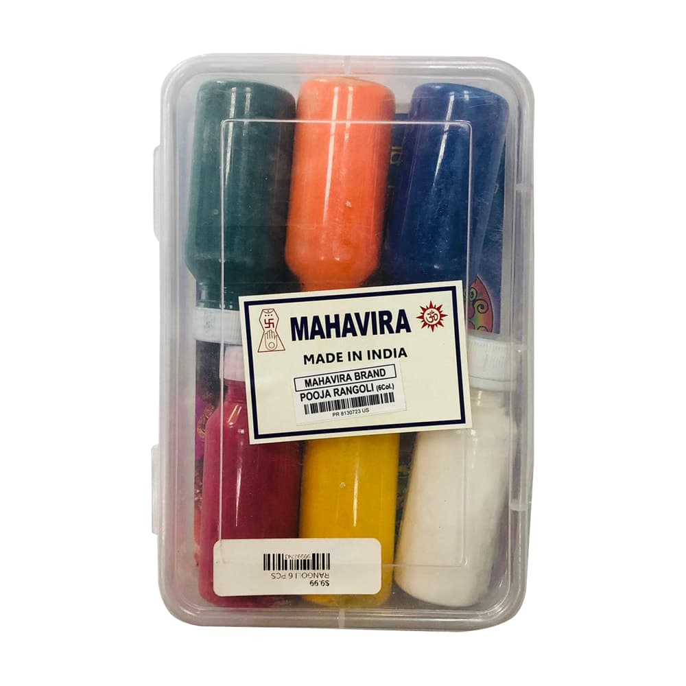 Rangoli colours - 6 pc set - Dulhan Classic